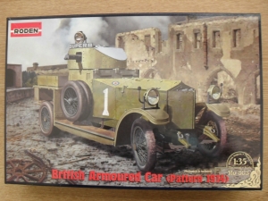 RODEN 1/35 803 BRITISH ARMOURED CAR PATTERN 1914